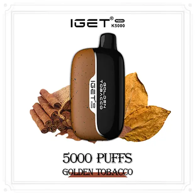 Golden Tobacco IGET Moon 5000 Puffs Golden Tobacco IGET Moon 5000 Puffs
