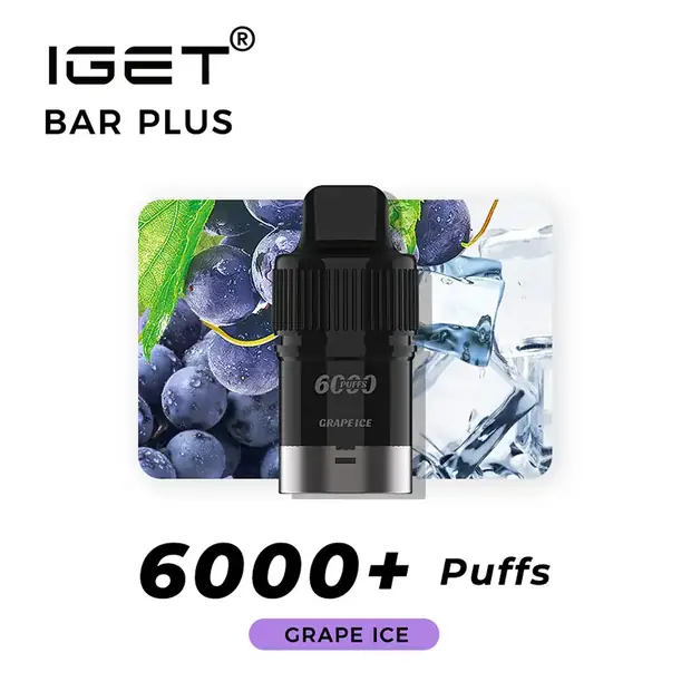 grape ice iget bar plus pod 6000 puffs grape ice iget bar plus pod 6000 puffs