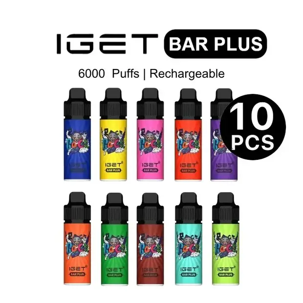 iget bar plus box mixed flavours (10pcs) iget bar plus box mixed flavours (10pcs)