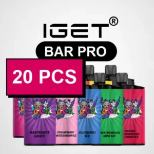 iget bar pro wholesale 20 pcs
