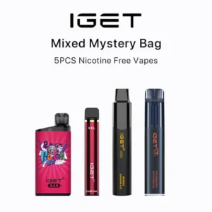 iget nicotine free vape mystery box (5pcs)