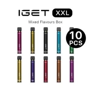 iget xxl box mixed flavours (10pcs)