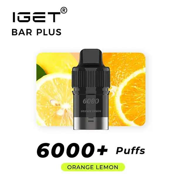 orange lemon iget bar plus pod 6000 puffs orange lemon iget bar plus pod 6000 puffs