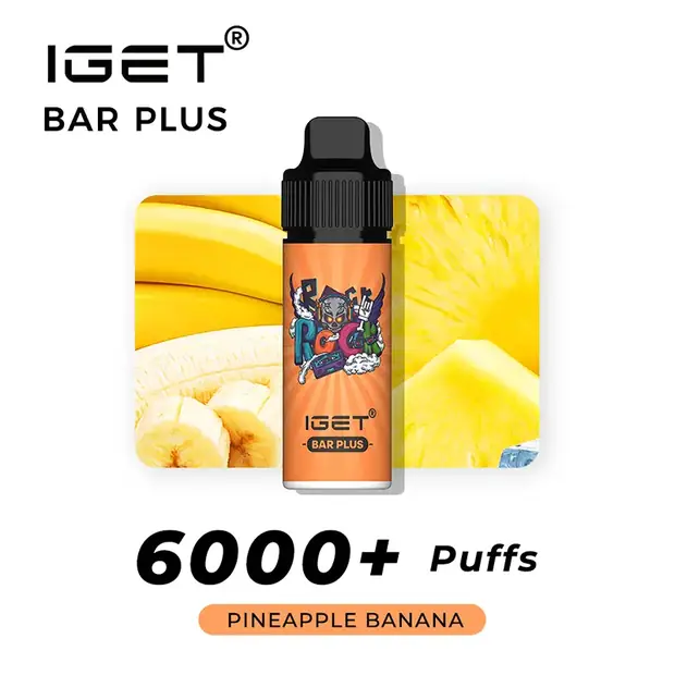 Pineapple Banana IGET Bar Plus 6000 Puffs Pineapple Banana IGET Bar Plus 6000 Puffs