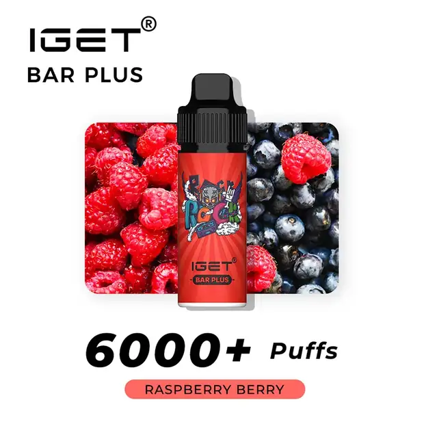 raspberry berry iget bar plus 6000 puffs raspberry berry iget bar plus 6000 puffs