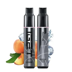 peach ice iget hot 5500 puffs