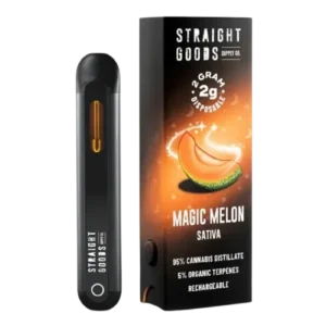 straight goods 2gram disposable magic melon