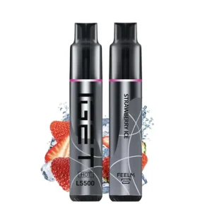 strawberry ice iget hot 5500 puffs