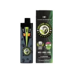 unicorn hunter 4000mg thc vape pen